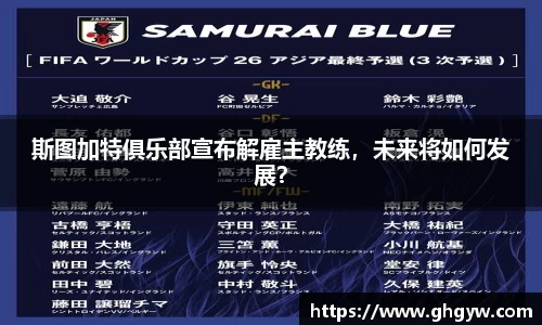 斯图加特俱乐部宣布解雇主教练，未来将如何发展？